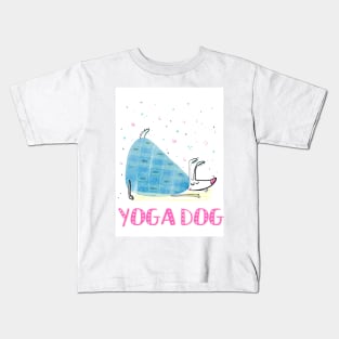 Yoga Dog Kids T-Shirt